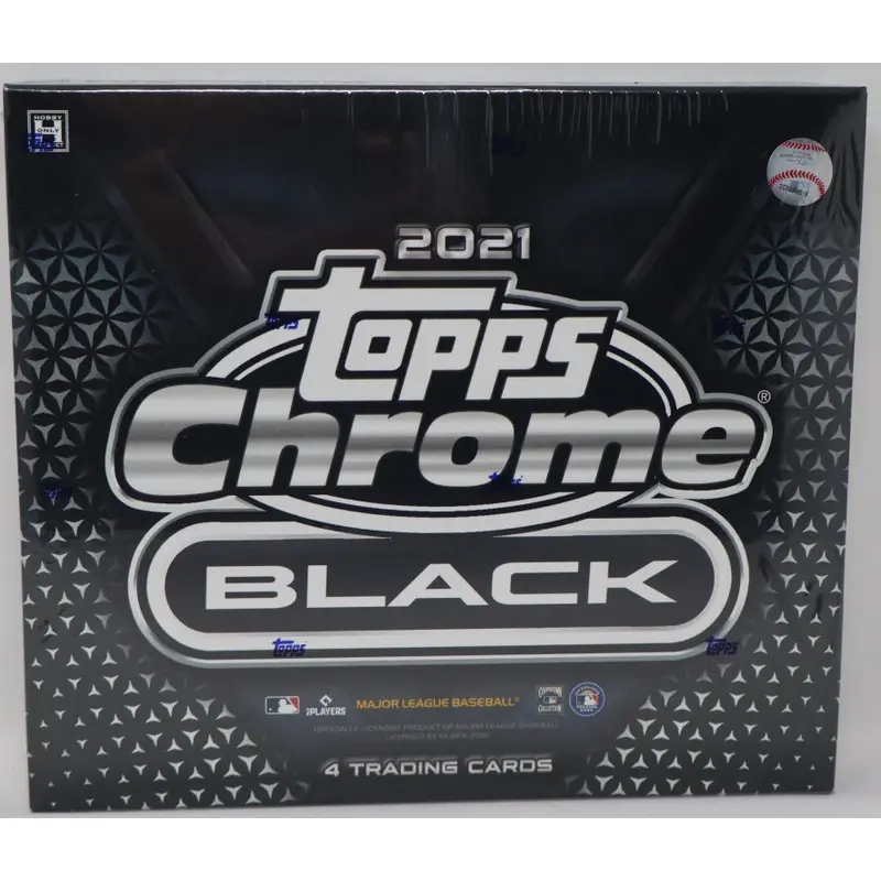 2021 Topps Chrome Black Baseball Box (Hobby) (4 Cards)