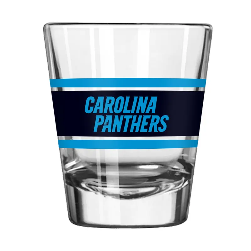 Carolina Panthers 2oz Stripe Shot Glass